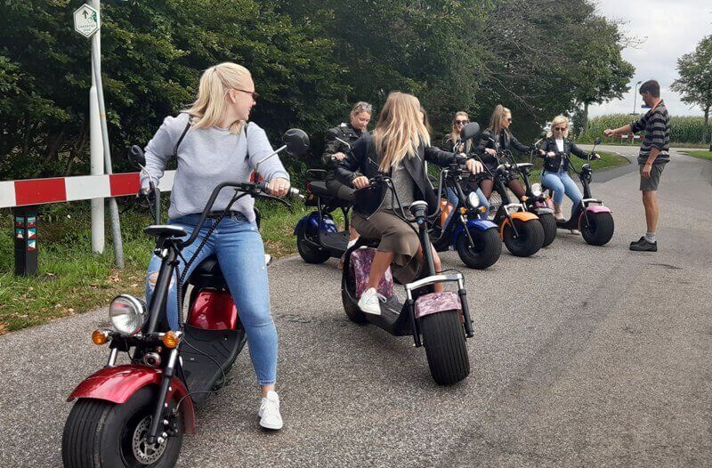 Op pad met een e chopper Friesland