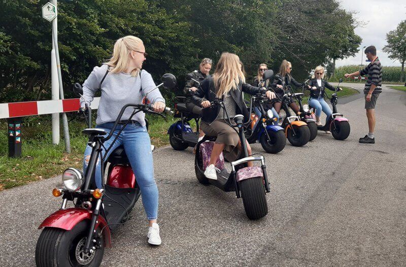 Huur een e chopper in Friesland en ga met z'n allen op pad